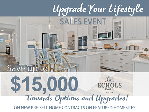 Upgrade Your Lifestyle Sales Event at Echols Farm